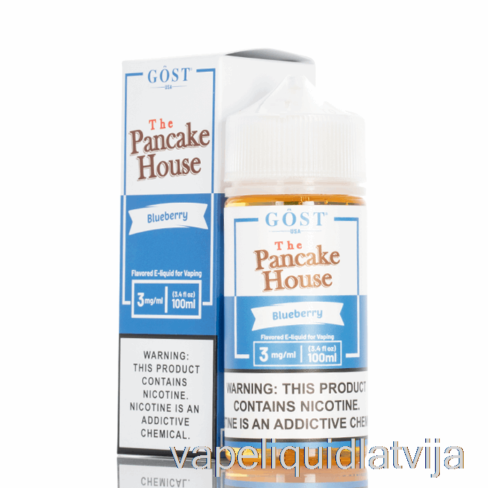 Mellenes - Pankūku Māja - Gost Vapor - 100ml 0mg Vape šķidrums